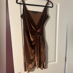 ASOS Dusty Rose Velvet Dress